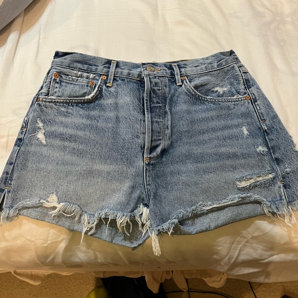 AGOLDE High Rise Denim Short